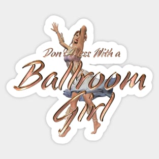 Ballroom Girl Sticker